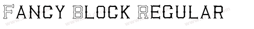Fancy Block Regular字体转换